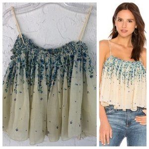 Intimately Instant Crush Crop Top Floral Boho Romantic Size Small